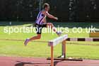 Mens 3000 metres steeplechase, 2024 NE Masters Track and Field Champs., Monkton Stadium, Jarrow.  Photo: David T. Hewitson/Sports for All Pics